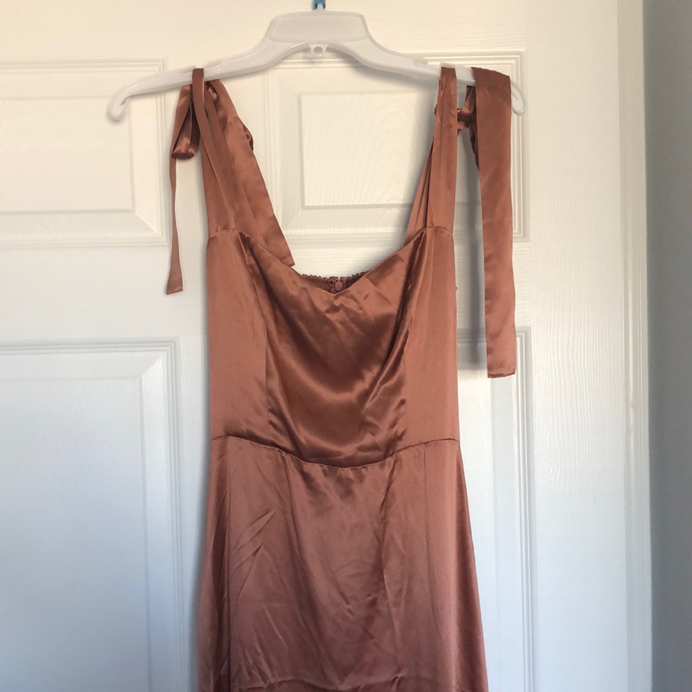 Reformation silk dress